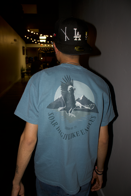 Soar High Like Eagles Heavyweight Tee